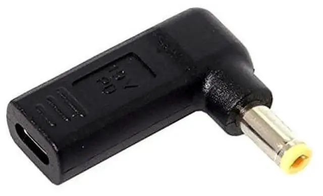 Alt view image 6 of 6 - AJMRTC 90 Degree Angled USBC to DC 20V PD Emulator Trigger Adapter, USB 3.1 TypeC Female to DC 5.5×2.5mm Male Barrel Power Converter for 20V DC Jack Laptops, CenterPositive Polarity