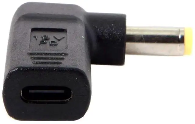 Alt view image 4 of 6 - AJMRTC 90 Degree Angled USBC to DC 20V PD Emulator Trigger Adapter, USB 3.1 TypeC Female to DC 5.5×2.5mm Male Barrel Power Converter for 20V DC Jack Laptops, CenterPositive Polarity