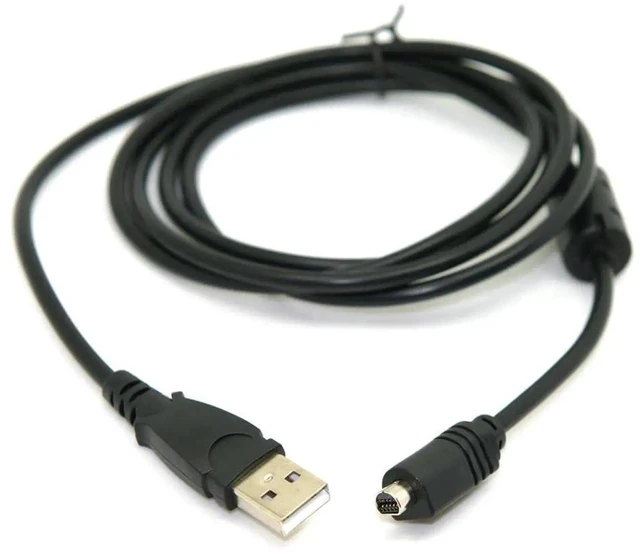 Main image of AJMRTC VMC15FS Compatible 10Pin Proprietary to USB Data Sync Cable, Replacement Data Transfer Cord for Sony Handycam Digital Camcorder, Compatible with DCRHC, DCRSR, HDRCX Series Cameras