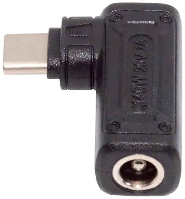 Main image of AJMRTC 90Degree Angled DC 5.5×2.5mm Jack to USBC Male PD Power Adapter, Max 140W 100W DCtoTypeC Charging Converter for USBC Laptops, Smartphones, Tablets and PDEnabled Portable Devices