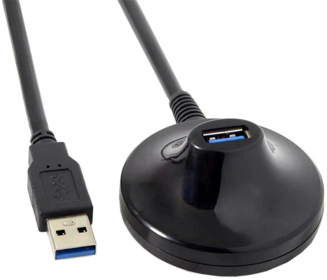 Main image of AJMRTC USB 3.0 TypeA Male to Female Extension Dock Station Cable 80CM, HighSpeed Data Transfer Extension Cord for PC Laptop, USB Hub, Keyboard, Mouse, Flash Drive, Printer