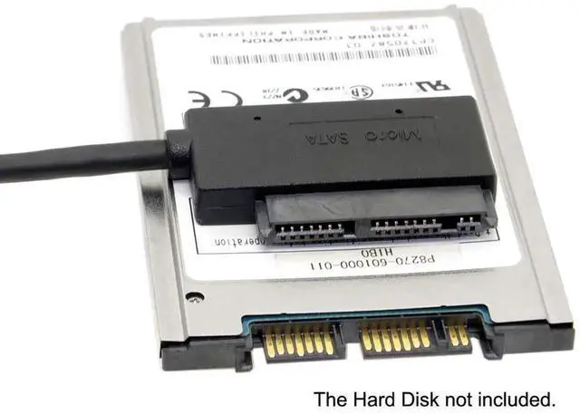 Alt view image 7 of 7 - AJMRTC USB 3.0 to Micro SATA 7+9 16 Pin 90 Degree Angled Adapter Cable 10cm, 1.8 Inch Micro SATA SSD Hard Drive Converter Cord for 1.8" Micro SATA HDD SSD Data Power Connection
