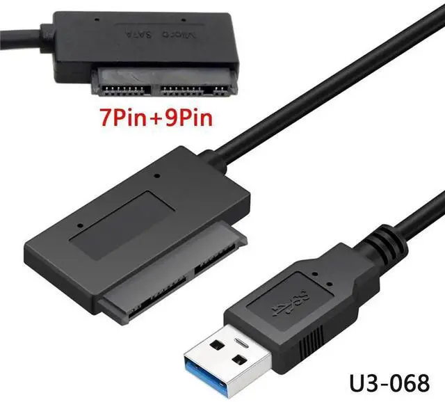Alt view image 4 of 7 - AJMRTC USB 3.0 to Micro SATA 7+9 16 Pin 90 Degree Angled Adapter Cable 10cm, 1.8 Inch Micro SATA SSD Hard Drive Converter Cord for 1.8" Micro SATA HDD SSD Data Power Connection