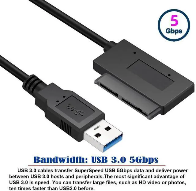 Alt view image 3 of 7 - AJMRTC USB 3.0 to Micro SATA 7+9 16 Pin 90 Degree Angled Adapter Cable 10cm, 1.8 Inch Micro SATA SSD Hard Drive Converter Cord for 1.8" Micro SATA HDD SSD Data Power Connection