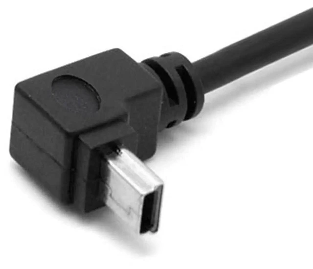 Alt view image 5 of 7 - AJMRTC Mini USB 5P 90Degree Up+Down Angled Male to Mini USB 5Pin Female Extension Cable, USB2.0 Data Charging Cord for GPS Navigator, Dash Cam, Digital Camera