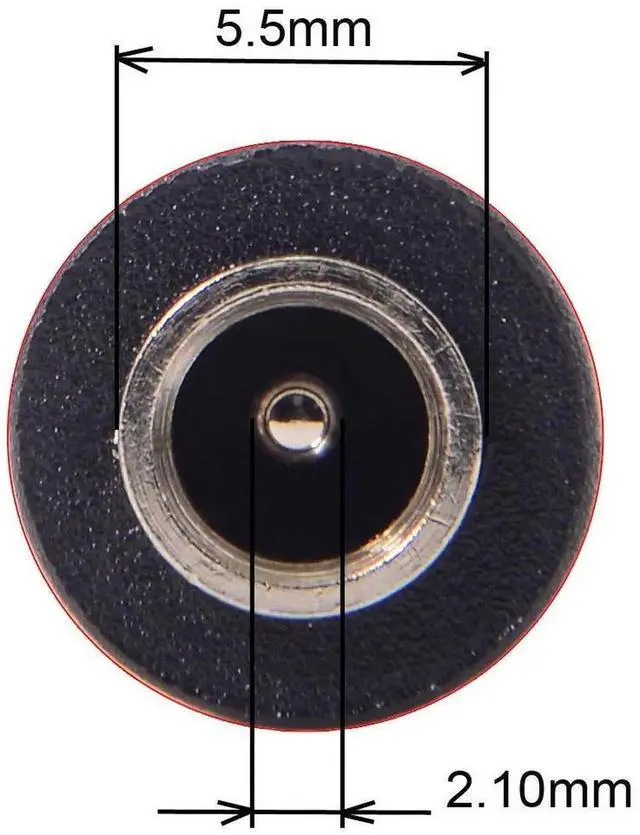 Alt view image 4 of 7 - AJMRTC DC 5.5×2.1mm Barrel Jack Input to USBC Male Power Charging Adapter, DCtoTypeC Power Plug Converter for USBC Laptops, Smartphones and Tablets
