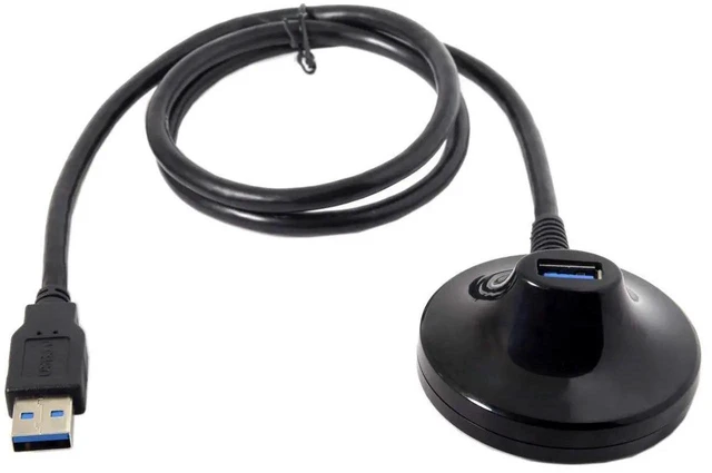 Main image of AJMRTC 0.8M USB 3.0 TypeA Male to Female Extension Dock Cable, 5Gbps SuperSpeed USBA Docking Extension Cord for PC, Laptop, Flash Drive, Mouse, Keyboard and USBA Peripherals Expansion