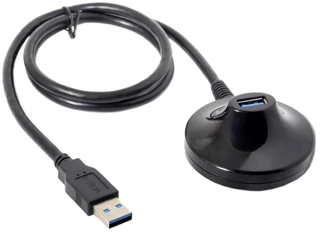 Alt view image 3 of 6 - AJMRTC 0.8M USB 3.0 TypeA Male to Female Extension Dock Cable, 5Gbps SuperSpeed USBA Docking Extension Cord for PC, Laptop, Flash Drive, Mouse, Keyboard and USBA Peripherals Expansion