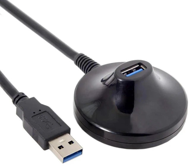 Alt view image 6 of 6 - AJMRTC 0.8M USB 3.0 TypeA Male to Female Extension Dock Cable, 5Gbps SuperSpeed USBA Docking Extension Cord for PC, Laptop, Flash Drive, Mouse, Keyboard and USBA Peripherals Expansion
