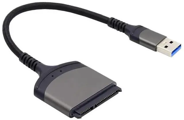Main image of AJMRTC 5Gbps USB 3.0 TypeA to SATA 22 Pin Adapter Cable, SATA III Converter Cord for 2.5inch SATA HDD SSD, UASP Supported for Data Backup, Disk Clone, Old Hard Drive Data Recovery