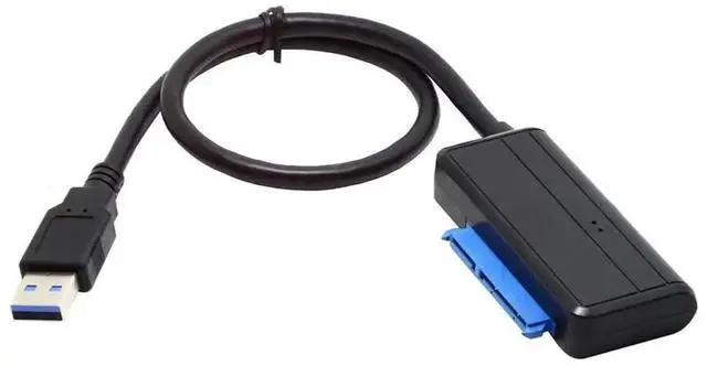 Main image of AJMRTC USB3.0 to Angled SATA 22Pin Adapter Cable, Right Angle SATA Data Power Cord for 2.5 Inch & 3.5 Inch HDD SSD Hard Drives, External Storage Connection for Desktop and Laptop Computers