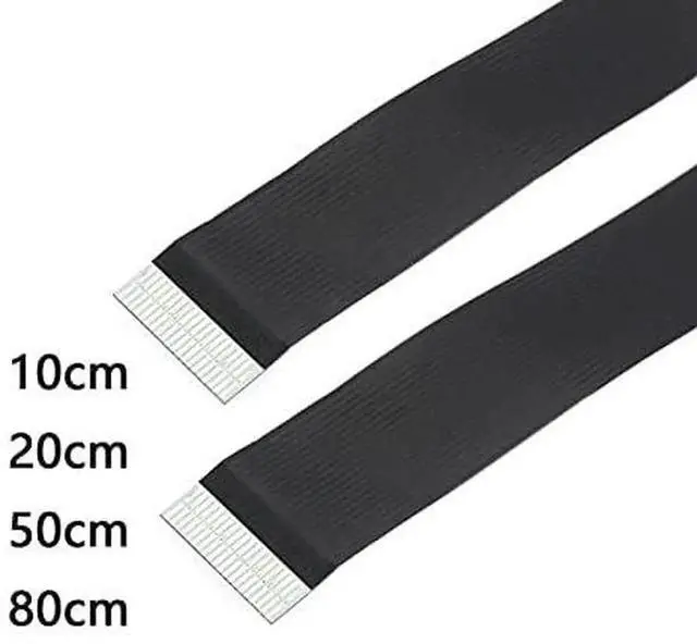 Alt view image 4 of 7 - AJMRTC 20CM Dual 90Degree RightUp Angled HDMI TypeA Male to Male FPC Flat Cable, UltraFlexible HDTV Ribbon Cord for FPV Multicopter, Brushless Gimbal, Drone Aerial Photography Video Transmission