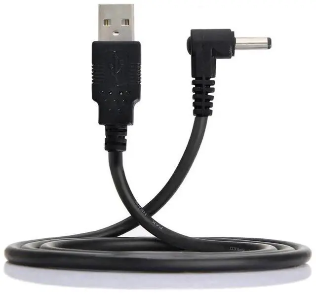 Main image of AJMRTC USB 2.0 Male to Right Angled 90 Degree 3.5mm x1.35mm DC Barrel Power Plug Cable 100CM, 5V DC Power Supply Cord for Router CCTV Camera LED Strip DIY Electronic Projects
