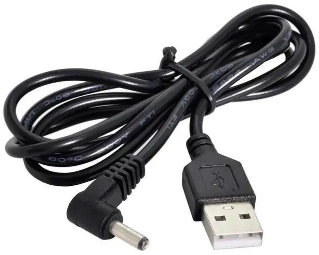 Alt view image 4 of 7 - AJMRTC USB 2.0 Male to Right Angled 90 Degree 3.5mm x1.35mm DC Barrel Power Plug Cable 100CM, 5V DC Power Supply Cord for Router CCTV Camera LED Strip DIY Electronic Projects