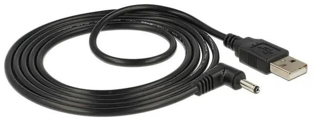Alt view image 3 of 7 - AJMRTC USB 2.0 Male to Right Angled 90 Degree 3.5mm x1.35mm DC Barrel Power Plug Cable 100CM, 5V DC Power Supply Cord for Router CCTV Camera LED Strip DIY Electronic Projects