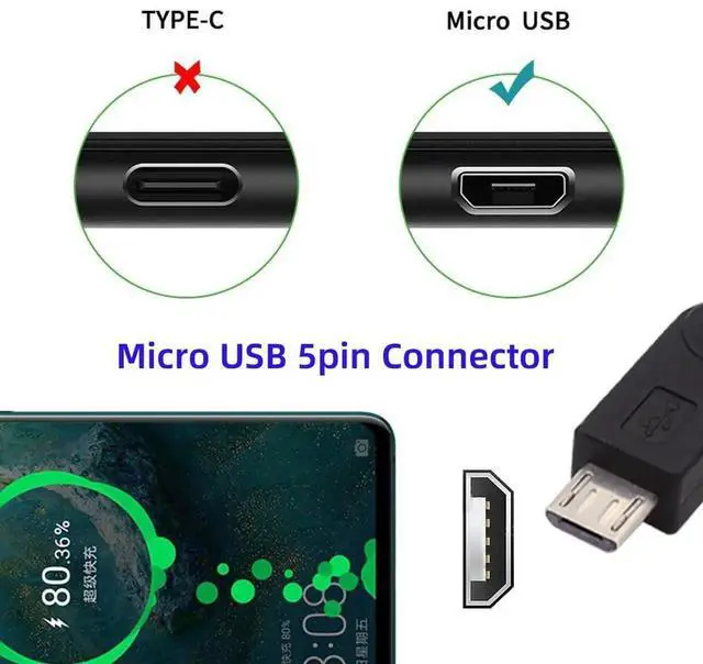 Alt view image 4 of 7 - AJMRTC 50cm Full Pin Connected Micro USB 2.0 5Pin Male to Female Extension Cable, CompletePin MicroUSB Cord for Android Phone Tablet, MHL OTG Data Power Signal Extension