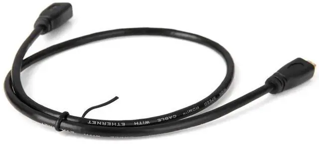 Alt view image 6 of 7 - AJMRTC 30cm HDMI 1.4 Micro HDMI TypeD Male to Micro HDMI TypeD Female Extension Cable, MicroHDMI M/F Short Cord for Digital Camera, Camcorder, Tablet, HDTV AudioVideo Port Extension
