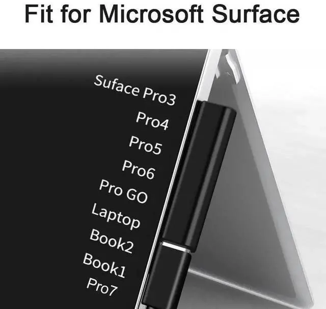 Alt view image 2 of 7 - AJMRTC DC 15V USBC Female PD Charging Adapter, TypeC Female to Surface Magnetic Connector Power Converter for Surface Pro7 Pro6 Pro5 Pro4 Pro X Go Book Laptop Charging