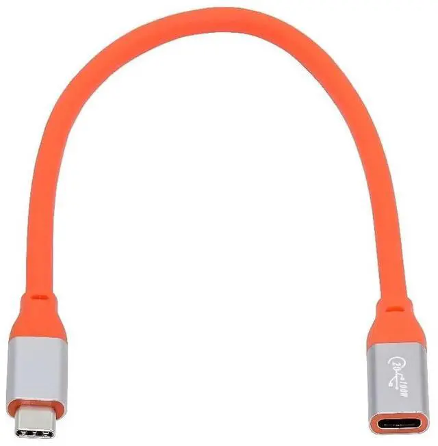 Main image of AJMRTC USB4 20Gbps TypeC Male to Female Extension Cable 30CM, UltraSoft HighFlex Cord, 100W PD Fast Charging, 8K Video Output, Compatible with Thunderbolt 3 / Thunderbolt 4 for Docks, External SSD,