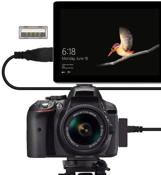 Alt view image 4 of 7 - AJMRTC UCE6 USB Data Cable, 8Pin Replacement Cord for Nikon COOLPIX S3000 S3100 S3200 S8000 S100 S203 S230 P7000 AW100 Digital Camera, USB2.0 Photo & Video File Transfer Cord