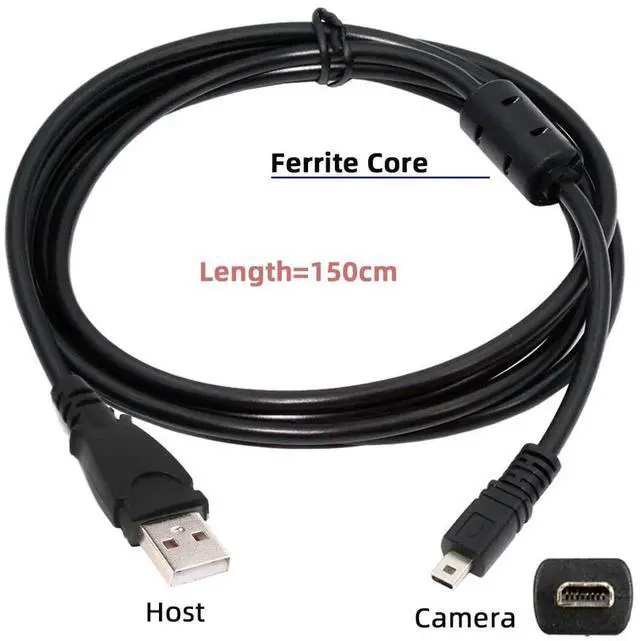 Alt view image 6 of 7 - AJMRTC UCE6 USB Data Cable, 8Pin Replacement Cord for Nikon COOLPIX S3000 S3100 S3200 S8000 S100 S203 S230 P7000 AW100 Digital Camera, USB2.0 Photo & Video File Transfer Cord