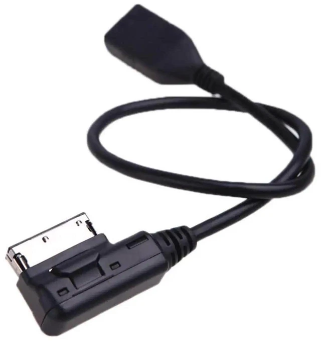Alt view image 7 of 7 - AJMRTC MediaIn AMI MDI USB AUX Flash Drive Adapter Cable, Car Audio Interface Cord Compatible with VW Audi 2014 A4 A6 Q5 Q7, Support USB Flash Drive Music Playback & AUX Audio Input for Vehicle Stere
