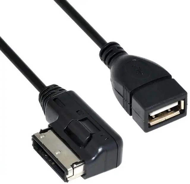 Alt view image 6 of 7 - AJMRTC AMI MDI Mediain USB AUX Adapter Cable, USB Flash Drive Music Input Cord, Compatible with 2014 Audi A4 A6 Q5 Q7 VW Vehicles with Original AMI MDI Media Interface