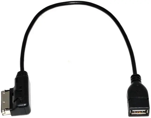 Alt view image 3 of 7 - AJMRTC AMI MDI Mediain USB AUX Adapter Cable, USB Flash Drive Music Input Cord, Compatible with 2014 Audi A4 A6 Q5 Q7 VW Vehicles with Original AMI MDI Media Interface