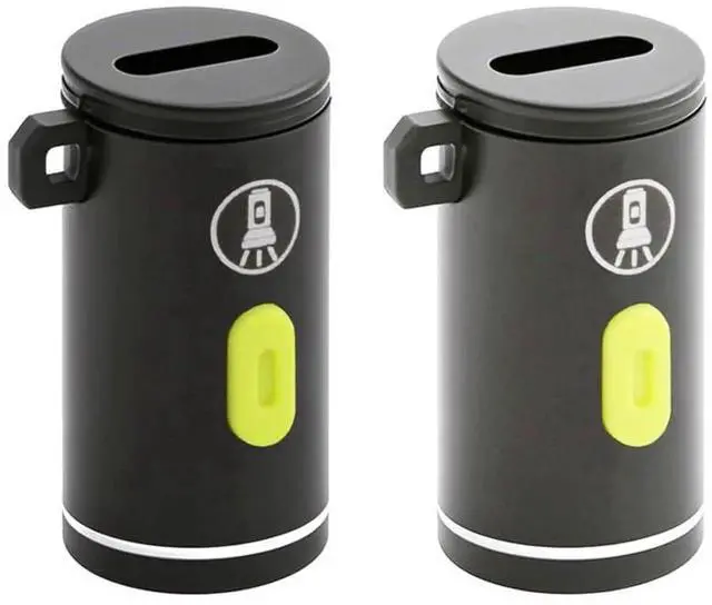 Main image of AJMRTC USBC Mini LED Flashlight, 210 Lumens Bright Portable Pocket Light, Powered by Charger Power Bank, Compact Size with Hook Hole for Camping Hiking Emergency Outdoor and Daily Household Use
