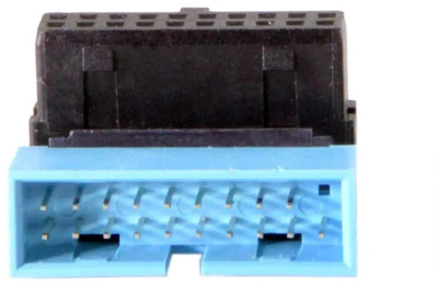 Alt view image 3 of 6 - AJMRTC 90 Degree Up Angled USB 3.0 20Pin Male to Female Internal Extension Adapter, Motherboard Mainboard Header Converter for Desktop PC Case DIY Wiring Cable Management Modification