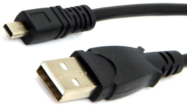 Alt view image 3 of 7 - AJMRTC UCE6 USB Camera Data Cable, Mini 8Pin USB Cord Replacement for Nikon COOLPIX S3000 S3100 S3200 S8000 S100 S203 S230 P7000 AW100 Digital SLR Cameras Photo Transfer Sync Cable