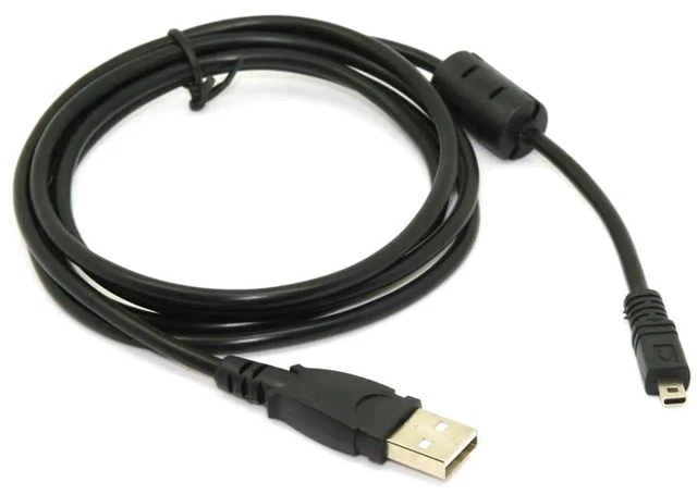 Alt view image 5 of 7 - AJMRTC UCE6 USB Camera Data Cable, Mini 8Pin USB Cord Replacement for Nikon COOLPIX S3000 S3100 S3200 S8000 S100 S203 S230 P7000 AW100 Digital SLR Cameras Photo Transfer Sync Cable