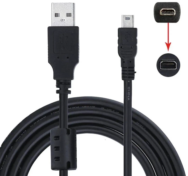 Alt view image 4 of 7 - AJMRTC UCE6 USB Camera Data Cable, Mini 8Pin USB Cord Replacement for Nikon COOLPIX S3000 S3100 S3200 S8000 S100 S203 S230 P7000 AW100 Digital SLR Cameras Photo Transfer Sync Cable