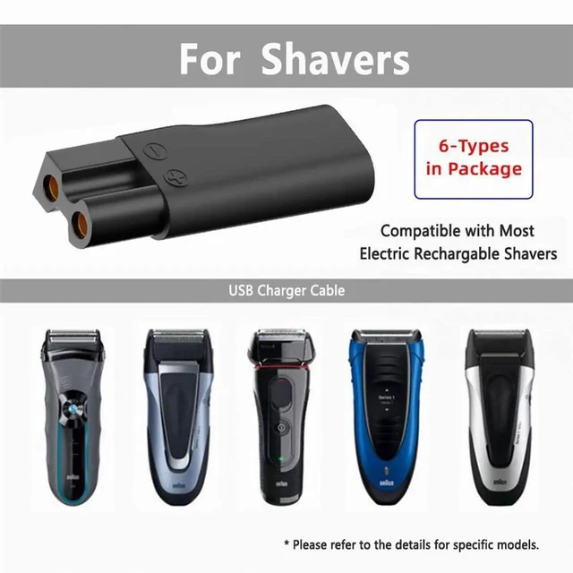 Alt view image 5 of 7 - AJMRTC 6Pcs Set Female USBC to DC 5V 2Pin Power Charge Adapter, USBC Input to 2Pin DC Charging Converter for Electric Hair Clipper Beard Trimmer Shaver Beauty Instrument DIY Power Supply Modificati
