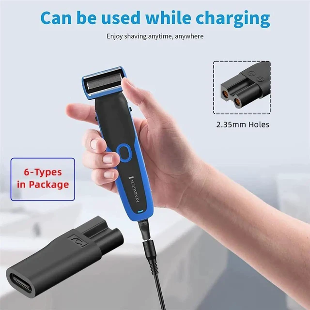 Alt view image 3 of 7 - AJMRTC 6Pcs Set Female USBC to DC 5V 2Pin Power Charge Adapter, USBC Input to 2Pin DC Charging Converter for Electric Hair Clipper Beard Trimmer Shaver Beauty Instrument DIY Power Supply Modificati