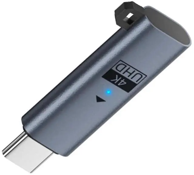 Main image of AJMRTC USBC Virtual Display Adapter, USB5.0 USB4.0 DDC EDID Dummy Plug, Headless Ghost Display Emulator 4K@60Hz, Compatible with Thunderbolt 3/4/5, Blue Color for GPU Virtual Display Simulation