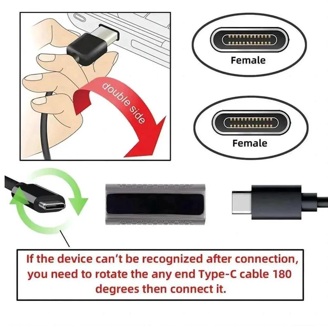 Alt view image 7 of 7 - AJMRTC USBC Panel Mount Extension Cable, USB 3.1 Gen2 10Gbps FlushMount Male to Female Waterproof Dustproof USBC Cord for Car Dashboard, Marine, Vehicle Interior Panel Installation