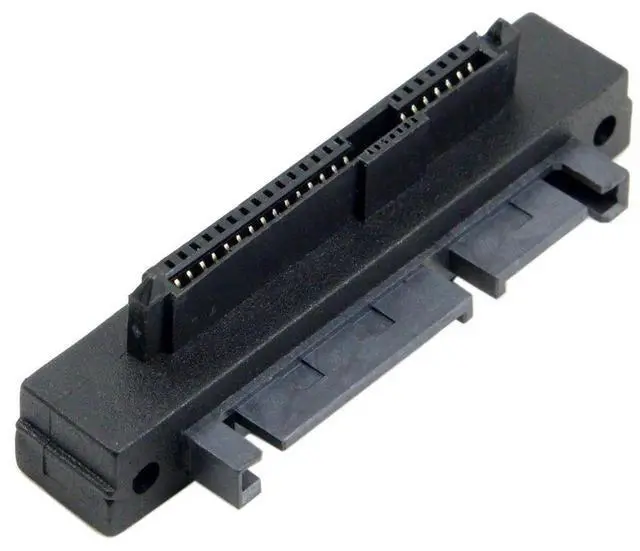Alt view image 7 of 7 - AJMRTC 90 Degree RightAngled SFF8482 SAS 22Pin to 7Pin +15Pin SATA Adapter, Hard Drive RAID Converter for Server HDD, Storage System and PC Hardware DIY Modification