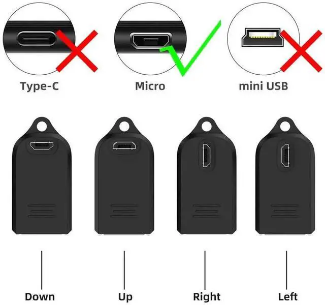 Alt view image 4 of 7 - AJMRTC 4Pcs 90 Degree Angled Mini USB Male to USB2.0 Female OTG Adapter,OnTheGo Connector for Keyboard,Mouse,Game Controller,Flash Drive and USB Splitter