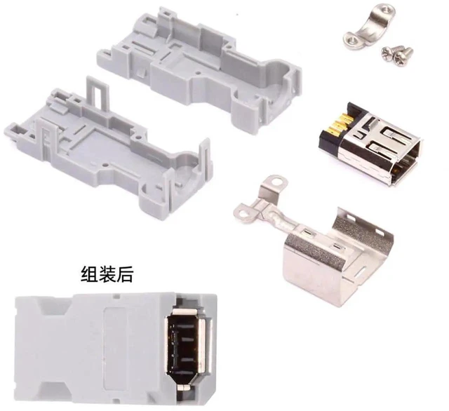 Alt view image 5 of 7 - AJMRTC IEEE 1394 6Pin CN3 SM6E Female Servo I/O Socket,Replacement for 551000670 542800609 JZSPCMP91E,for Yaskawa Panasonic Servo Drive Encoder Industrial Connector