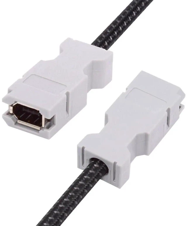 Alt view image 2 of 7 - AJMRTC IEEE 1394 6Pin CN3 SM6E Female Servo I/O Socket,Replacement for 551000670 542800609 JZSPCMP91E,for Yaskawa Panasonic Servo Drive Encoder Industrial Connector