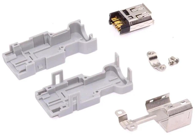 Alt view image 7 of 7 - AJMRTC IEEE 1394 6Pin CN3 SM6E Female Servo I/O Socket,Replacement for 551000670 542800609 JZSPCMP91E,for Yaskawa Panasonic Servo Drive Encoder Industrial Connector