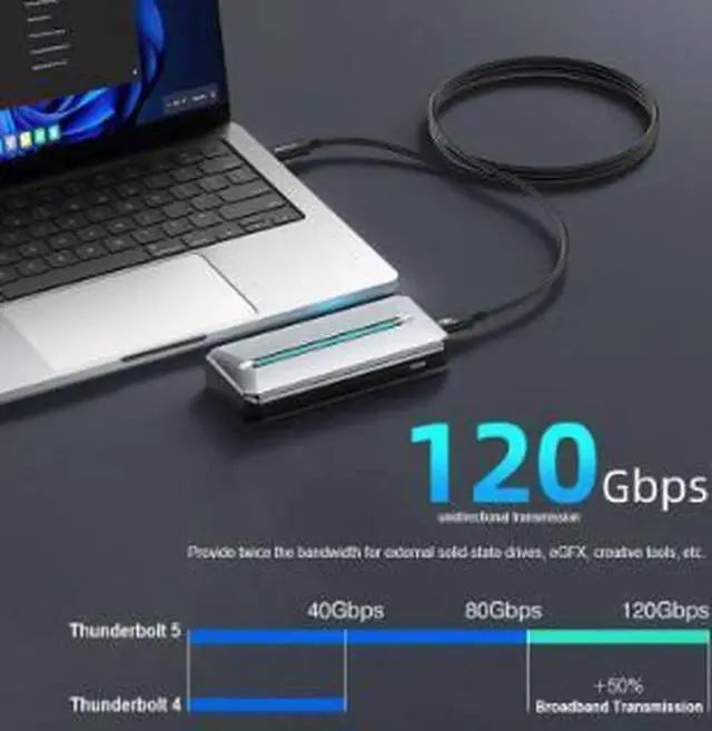 Alt view image 4 of 4 - AJMRTC 0.5M Coaxial USB4 TypeC Cable,80Gbps UltraHighSpeed Data Cord,240W PD Fast Charging,4K@60Hz Video Support,for Docking Stations,Laptops and HighPerformance USBC Devices