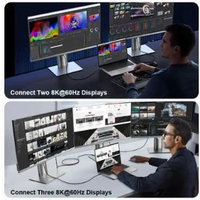 Alt view image 3 of 4 - AJMRTC 0.5M Coaxial USB4 TypeC Cable,80Gbps UltraHighSpeed Data Cord,240W PD Fast Charging,4K@60Hz Video Support,for Docking Stations,Laptops and HighPerformance USBC Devices