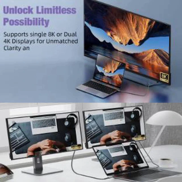 Alt view image 2 of 5 - AJMRTC 1M USB4 TypeC to TypeC Cable,240W PD Fast Charging Cord,40Gbps HighSpeed Data Transfer,8K@60Hz Video Output,Compatible with Thunderbolt 3 and Thunderbolt 4 for Laptops Docking Stations
