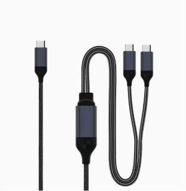 Alt view image 3 of 5 - AJMRTC USBC to Dual USBC Splitter Cable 3.9FT(1.2M),140W PD3.1 Fast Charging 1to2 TypeC Cord for MacBook Pro,MacBook Air,iPad Pro,iPhone15,Samsung Galaxy,USBC Laptops Phones Tablets