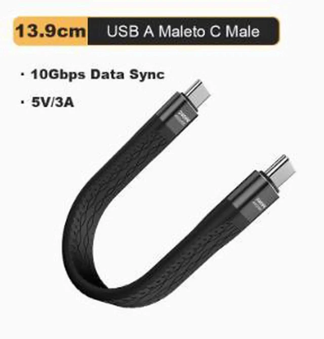 Main image of AJMRTC USB4 TypeC to TypeC FullFeature Cable,40Gbps Data,PD3.1 240W Fast Charging,8K@60Hz Video Output Cord for Laptops,Smartphones,External SSDs,Docking Stations