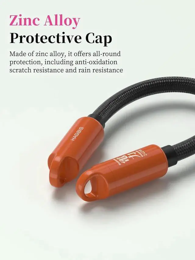 Alt view image 4 of 7 - AJMRTC Keychain USBC to USBC Short Cable 0.5FT Orange,Portable Lanyard 240W PD Fast Charging Cord,USB2.0 480Mbps Data Sync for iPhone 17 16 15 Pro Max,iPad Pro,USBC Laptops & Smartphones