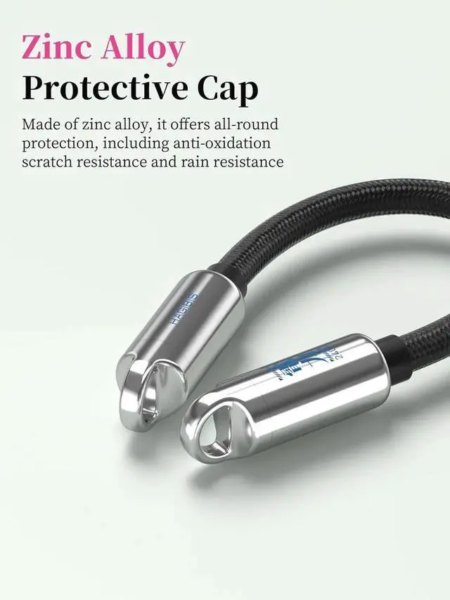 Alt view image 4 of 7 - AJMRTC Keychain USBC to USBC Short Cable 0.5FT Silver,Portable Lanyard 240W PD Fast Charging Cord,USB2.0 480Mbps Data Sync for iPhone 17 16 15 Pro Max,iPad Pro,USBC Laptops & Smartphones
