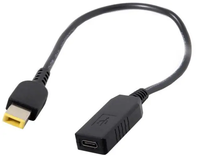 Main image of AJMRTC USB3.1 TypeC to Rectangle 11.0x4.5mm PD Trigger Emulator Charging Cable,PD Decoy Power Cord for Lenovo ThinkPad X1 Carbon and Laptops with 11.0×4.5mm Rectangle Power Jack